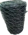 Heavy Duty Black Gal wire PVC Coated 40mm 400mm x 50m Roll Rabbit Chicken Mesh