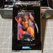 (1) Sealed Pack 1992 SkyBox Marvel Masterpieces Spider-Man Wolverine