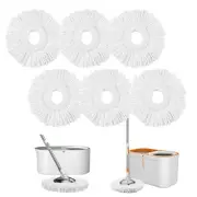 Spin Mop Refills Replacement 360° Microfiber Spin Mop and Bucket Head Round S...