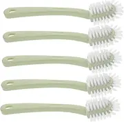 SAFIGLE 5pcs Long Handle Shoe Brush Tool Soft Bristle Scrub Brush for Clothes Daily Use Universal Cleaning Brush for Daily Wear Shoes