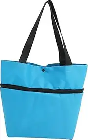 TEHAUX Grocery Trolley Bag Storage Wheels Lightweight Collapsible Shopping Cart for Daily Needs