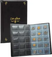 Coin Collection Holder Album for Collectors, 150 Pockets 1.77 X 1.77 Inch Coin A