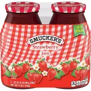 Smucker's Strawberry Jam, 32 Ounce Jar (Pack of 2)