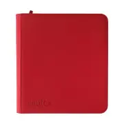 Vault X 12-Pocket Exo-Tec® Zip Binder XL Fire Red