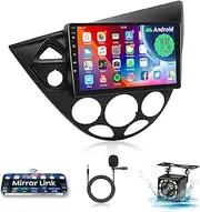 Android 13 Radio for Ford Focus 1998 1999 2000 2001 2002 2003 2004 2005 2006, Rimoody Car Stereo GPS Navigation WiFi 9 Inch Touch Screen Mirror Link Bluetooth FM/RDS EQ + Backup Camera