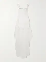 [RIME ARODAKY] RIME ARODAKY - Oshun Embellished Embroidered Tulle And Crepe Mini Dress - White - FR 34 FR 34 White