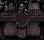 Car Mat for Volvo XC40 2017-2023 Auto Carpets Foot Coche Accessorie Custom Car Floor Mats Car Floor Mats(Black Red)