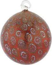 [Glass Of Venice] Murano Glass Christmas Ornament - Red Millefiori