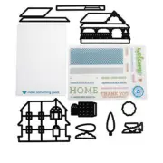 HSN Diamond Press Cozy Cottage Stamp and Die Set
