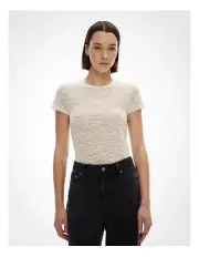 [Witchery] Lace Baby Tee in Chalk
