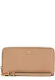 Coach Long Zip Around Wallet in Taupe C4451