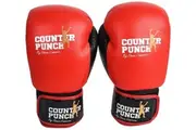 Counterpunch Premium Leather Boxing Gloves - Red (16oz)