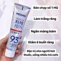 在飛比找蝦皮購物優惠-牙膏韓國median 93%牙膏牙膏120g