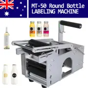Round Bottle Labeling Machine Semi-Automatic Labeler Scrolling Portable Sticker