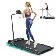 BLACK LORD Walking Pad Treadmill Incline Foldable