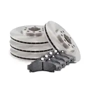 Front + Rear Disc Brake Rotors Brake Pads for BMW X4 xDrive 20d 2.0L 2018-2020