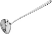 BIUDECO Stainless Steel Long Handle Sauce Ladle Soup Stirring Spoon for Gravy Soup Serving Ladle Easy Pouring Sauce Spoon