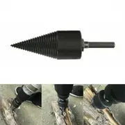 42mm High Speed Twist Firewood HEX Drill Bit Wood Splitter Splitting Cone Driver