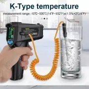 Infrared Thermometer IR02C Non-contact Pyrometer Digital IR High Precision
