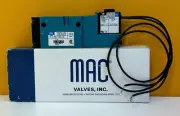 MAC 811C-PM-111BA-152 + PME-111BAAA 1/4" NPTF, 110/120 V, Solenoid Valve. New!