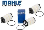 For Audi S5 S6 S8 Q7 A6 A8 QUATTRO 4.2L V8 Set of 3 Oil Filter Kits MAHLE OEM