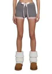 [Sugar Thrillz] Cuddle Up Close Knit Shorts