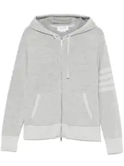 [Thom Browne] Textured Striped Stitch Relaxed Sweater
