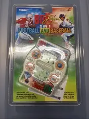 1990 Tiger Electronics Bo Jackson 2 in 1 Football & Baseball Handheld LCD Game