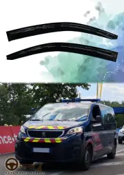 For Peugeot Traveller 2016-ON Window Visors Guard Vent Deflector Weather Shield