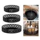 Turntable Tray Rotating Round Spice Rack for Kitchen Countertop Pantry Table