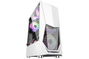 1st Player DK-3 ATX/Micro ATX Tempered Glass PC Computer Case - White
