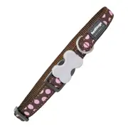 Dog Collar by Red Dingo Style Pink Spots 2 x 4163 Cm