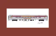 PRR Greenwich Harbor AAPRCO Car 11"x17" Matted Print Andy Fletcher signed
