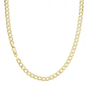 9ct Yellow Gold 60cm Long Curb 150 Gauge Chain