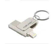 For iPhone X/8/7/7 Plus/6/6s/5 ipad USB Flash Drive Metal Pen drive 128GB Memory Stick micro usb key u disk