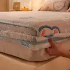 Winter Warmand Thick Elastic Fitted Flannel Elastic Band Doubl Bed Sheet Cover