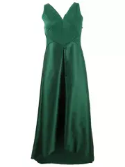 Adrianna Papell Women's High-Low Mikado Gown
