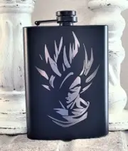 Stainless Steel Liquor Hip Flask And Funnel, DragonBall Z Whiskey Pocket Flask