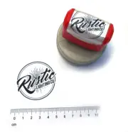 50mm Round Custom Business Logo Name Rubber Stamp Pre & Self Inking Refillable