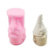 Gnome Resin Molds Silicone Bunny Gnome Mold 3D Dwarf Easter Handmade
