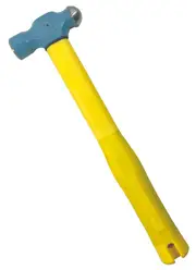 Mumme 7HBPNFRHY0.450 - Ball Pein Hammer - 450g Normalised Pinned Head - Yellow Fiberglass Handle