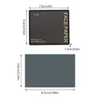 100Sheets/Box Colorful Facial Oil Blotting Paper With Mirror And Makeup Puff _t