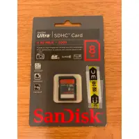 在飛比找蝦皮購物優惠-SanDisk Ultra SDHC card 8 GB 快