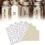 274 Spice Jar Labels Decals for Pantry Organization Prof C7L4 N8E4 B1P5 S5P T7I8