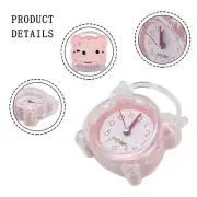 Silent Running Clock for Children's Bedroom with Night Light and Minimal Sound