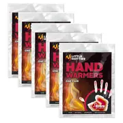 5 Pairs Little Hotties Hand Warmers 8hrs Pure Heat Air-Activated For Ski/Snow