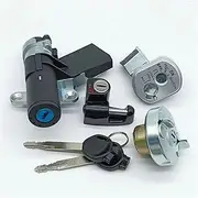 Ignition Key Switches for Scooter NPS 50 for Ruckus for Zoomer 2003-2017 Ignition Switch Gas Cap Helmet Seat Lock Set Ignition Barrel Key Switch