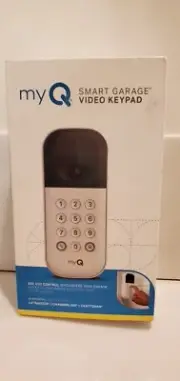 myQ Smart Garage Door Video Keypad Wide Angle Camera New