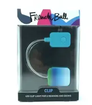 French Bull Clip Led Clip Light For E-Readers And Books Blue Ombre