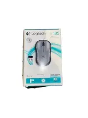 Brand New Logitech M185 Wireless Mouse Silver M185 910-003922